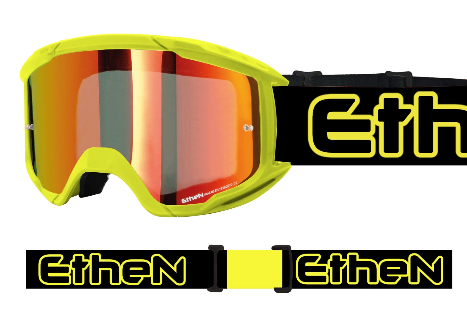 06 Evolution Top Nero / Giallo Fluo