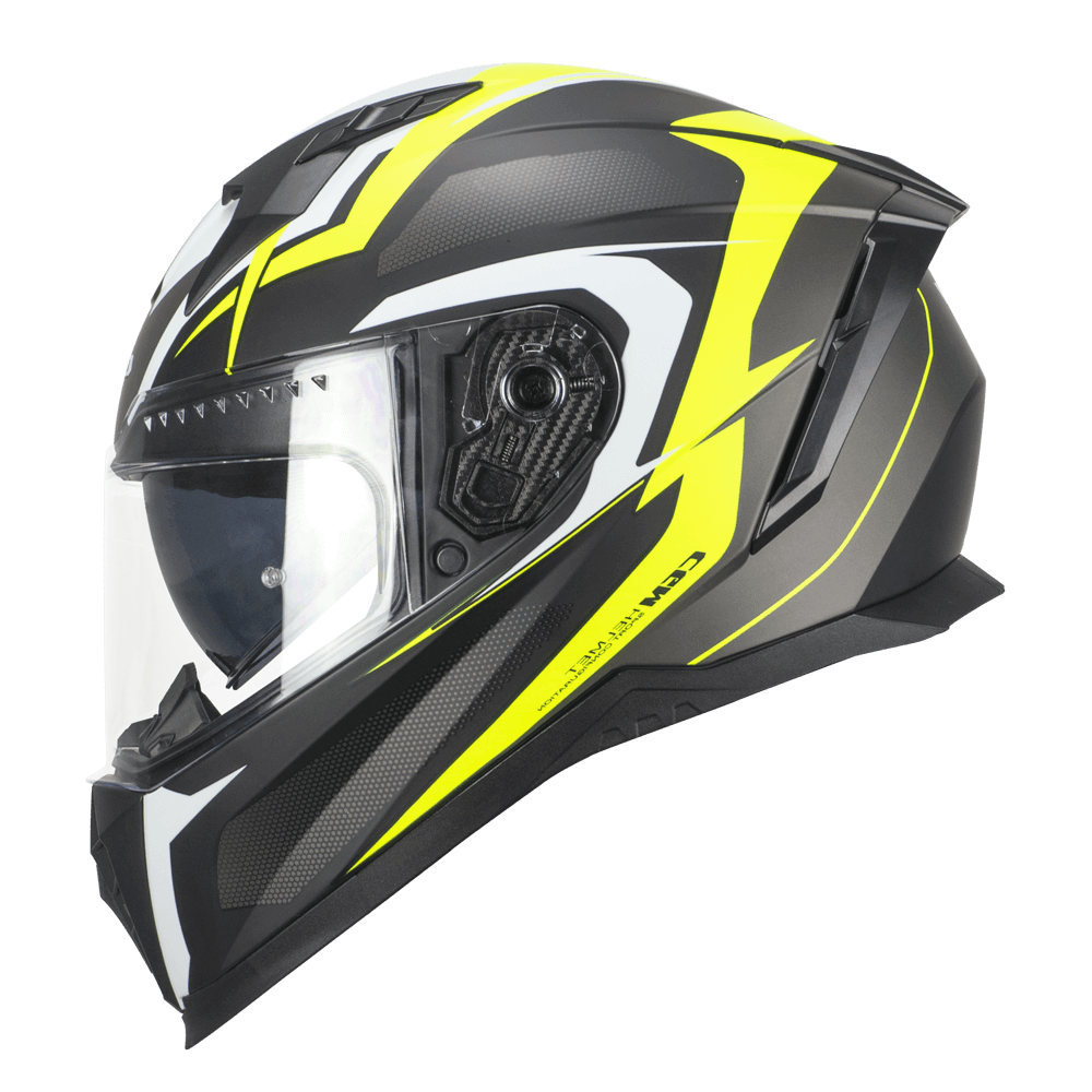 311G Blast Sport Nero Giallo Fluo Opaco