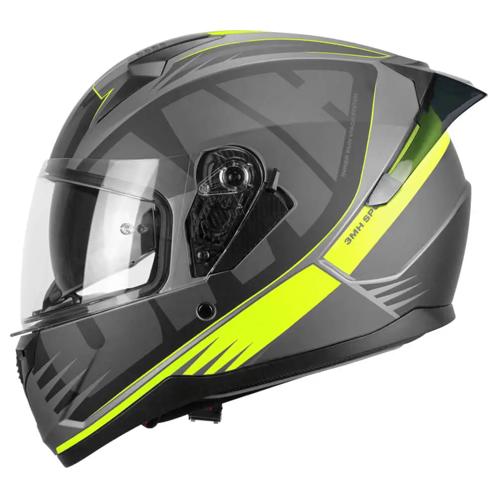 3MH Speeder Sport Nero Giallo Fluo Opaco